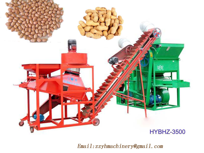 Peanut shelling machine