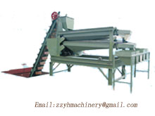 Peanut sieving machine