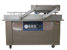 Double chamber vacuum packing machine