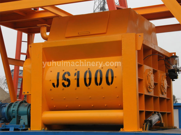 JS Series Twin Shaft Concrete Mixer