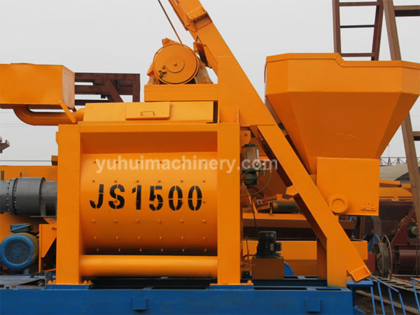 JS Series Twin Shaft Concrete Mixer