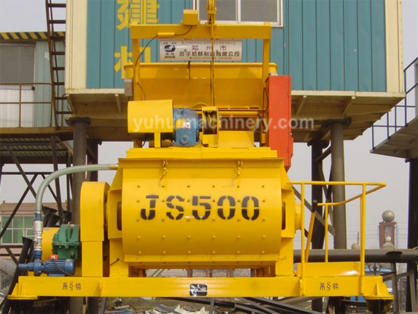 JS Series Twin Shaft Concrete Mixer