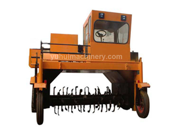 Commerical Best Self Propelled Spiral Compost Mixing Machine