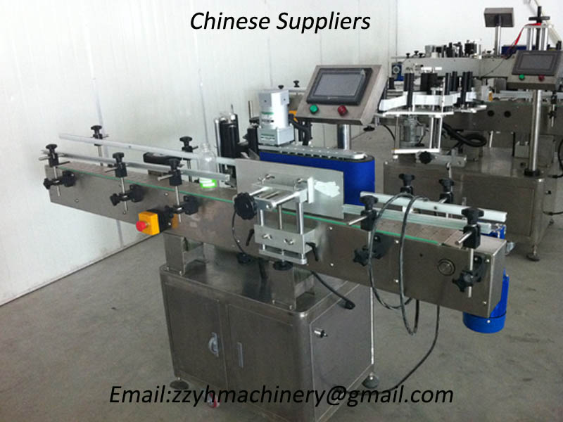 Automatic bottle labeling machine