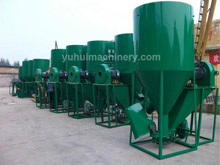 Vertical feed mixer